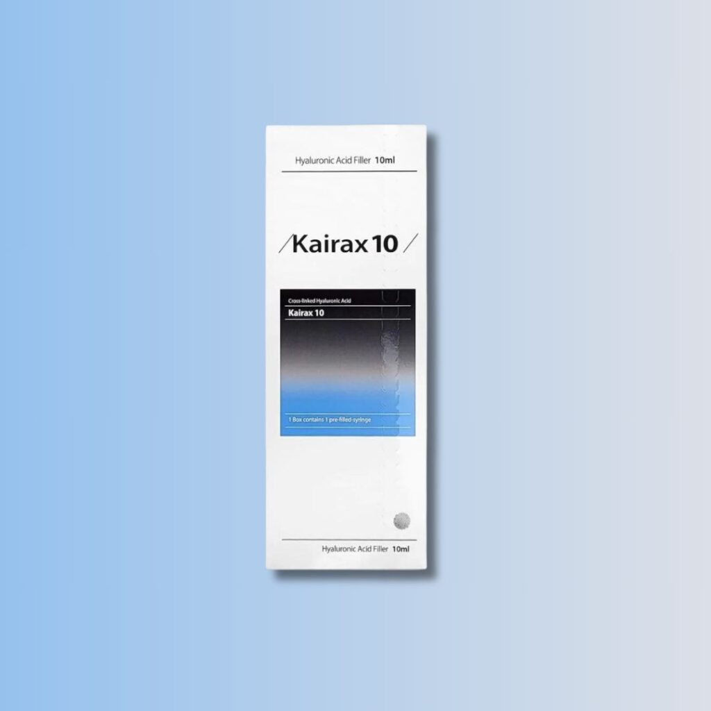 kairax product against a ombre blue background